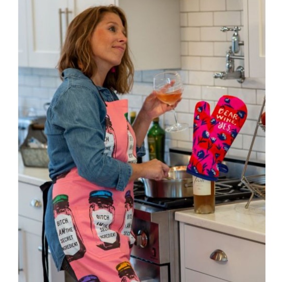NWT Oven Mitt by Blue Q “Dear Wine, Yes”🍷 Great Gift for Your Best Pal! 🍷🍷🍷 - Picture 2 of 4